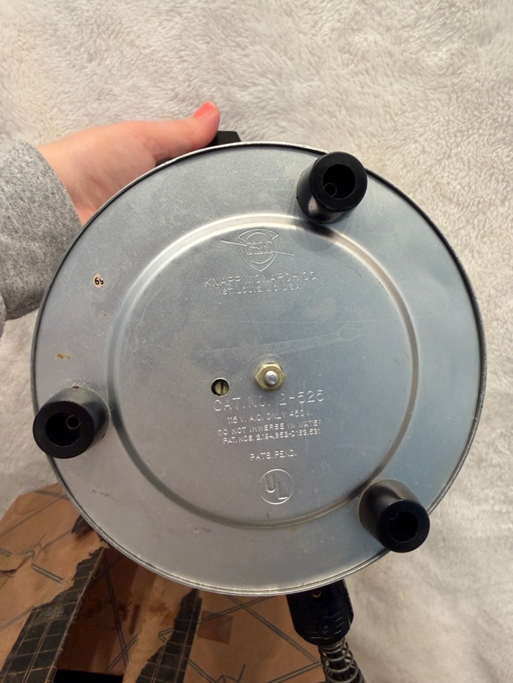 Knapp Monarch Automatic Redi-Pop Corn Popper All Original parts AND box! - Picture 7 of 9